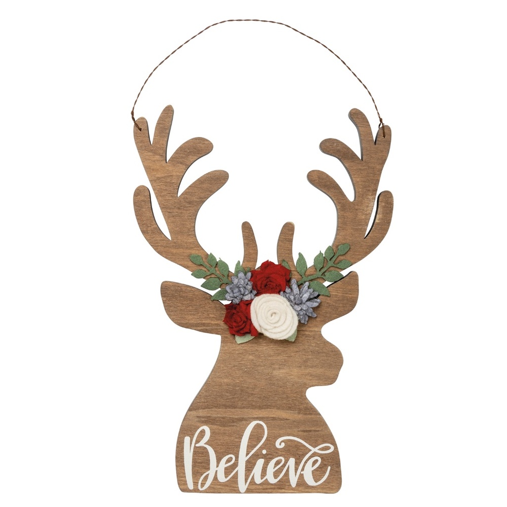 Believe Wall Decor Stag